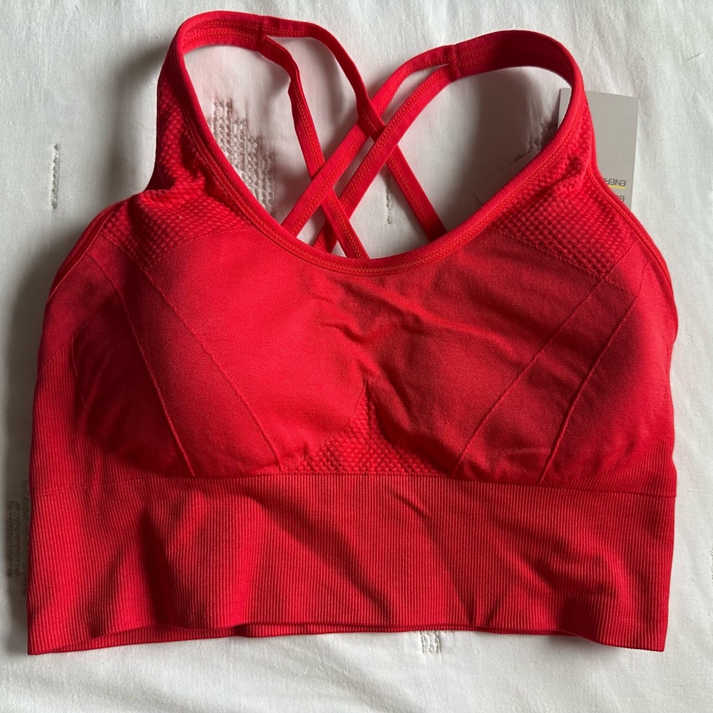 Zella Red Sports Bra, L